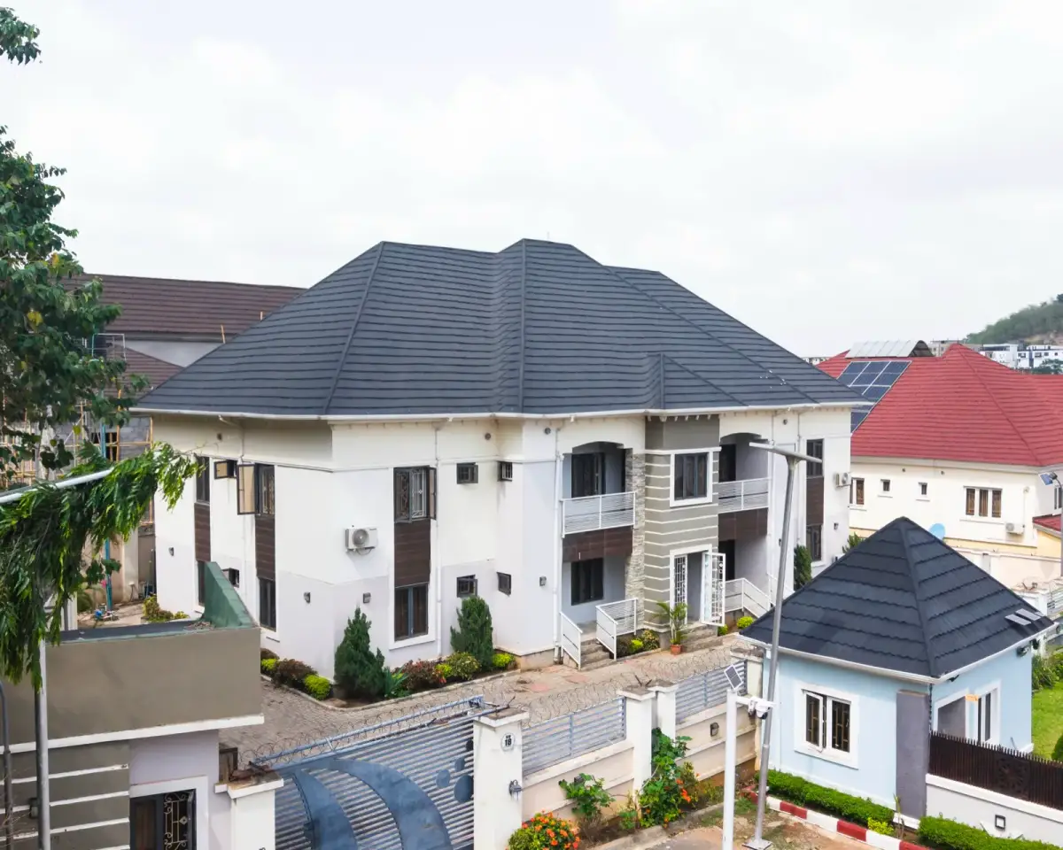 A residential estate building
